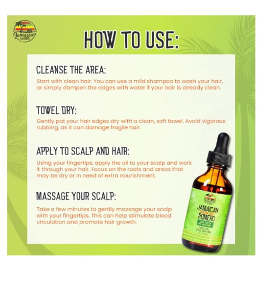 Rosemary & Castor Oil | Multi Hair Invigorating Complex | Strengthen, Nourish & Treatment | Target Dry, Damaged Hair (2oz / 60ml)