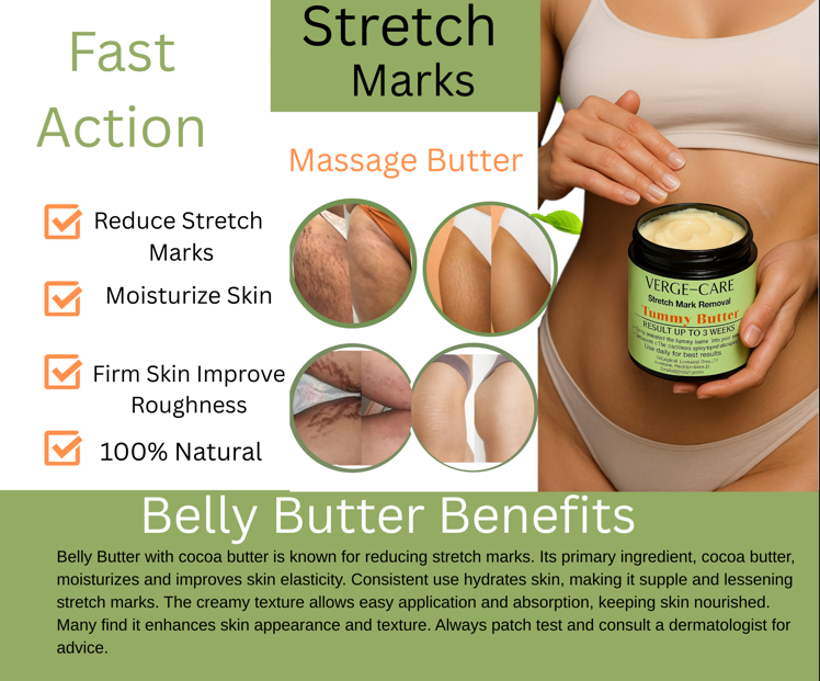 Strecth Mark oil and Tummy Butter 1oz 30ml