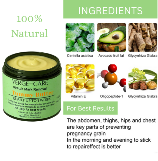 Strecth Mark oil and Tummy Butter 1oz 30ml