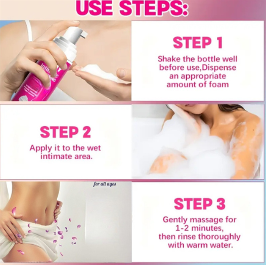 Rael Foaming Feminine Cleansing Wash - Intimate Wash, pH-Balanced, Sensitive Skin, Unscented, Daily Cleansing Wash 4oz