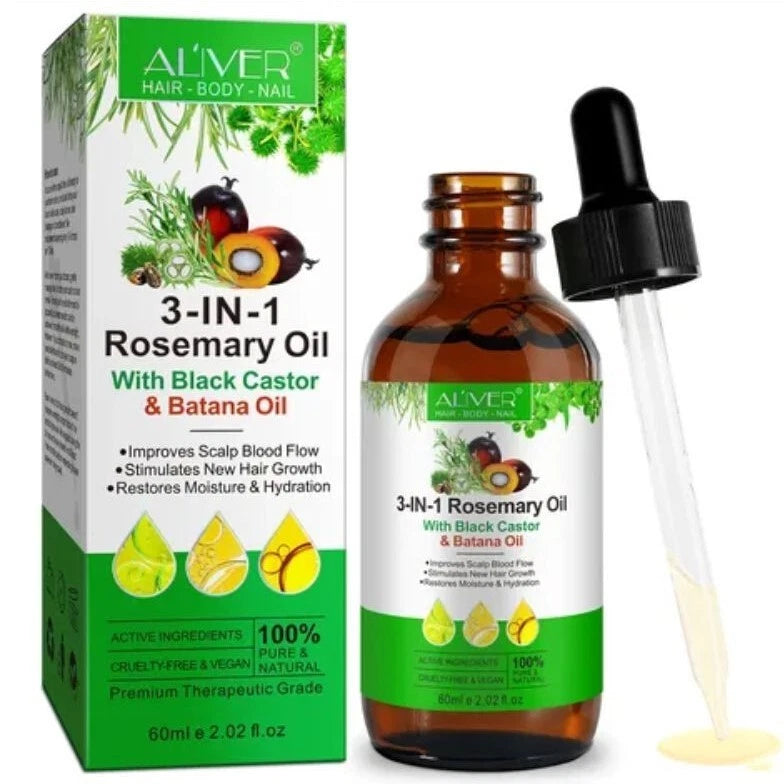 100% Pure Rosemary Oil for Hair Natural Rosemary Oil for Hair Care 4oz