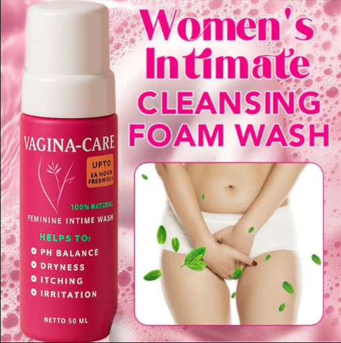 Rael Foaming Feminine Cleansing Wash - Intimate Wash, pH-Balanced, Sensitive Skin, Unscented, Daily Cleansing Wash 4oz