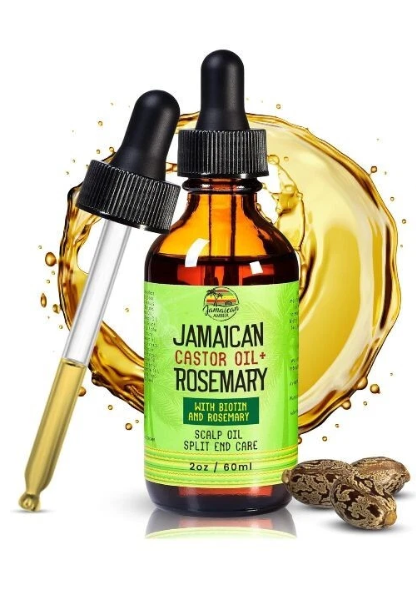 Rosemary & Castor Oil | Multi Hair Invigorating Complex | Strengthen, Nourish & Treatment | Target Dry, Damaged Hair (2oz / 60ml)